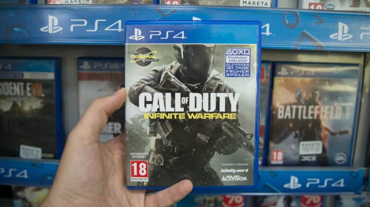 Call of Duty infinity warfare videogame on Sony